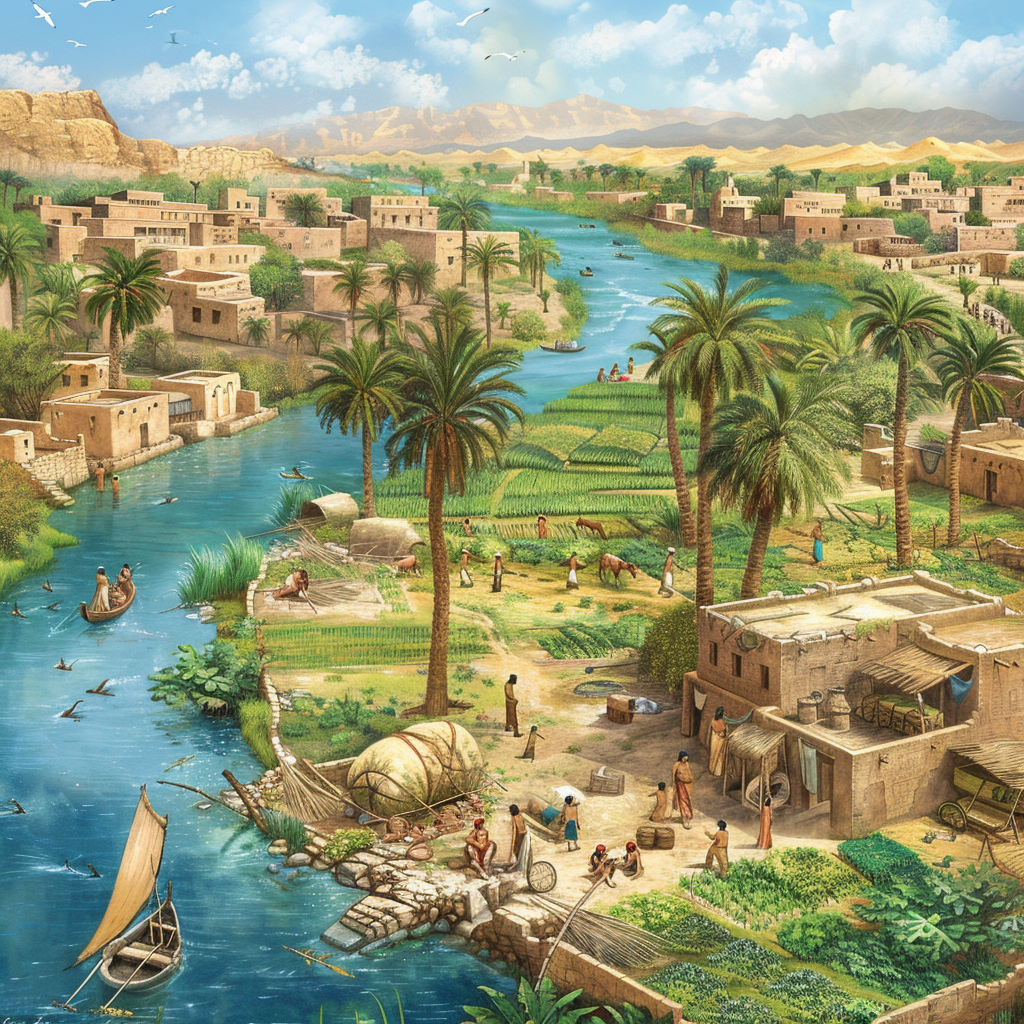 LinaEdu Erasmus Courses Croatia - Photography and AI in the classroom - Ancient Egypt Life on The Riverside