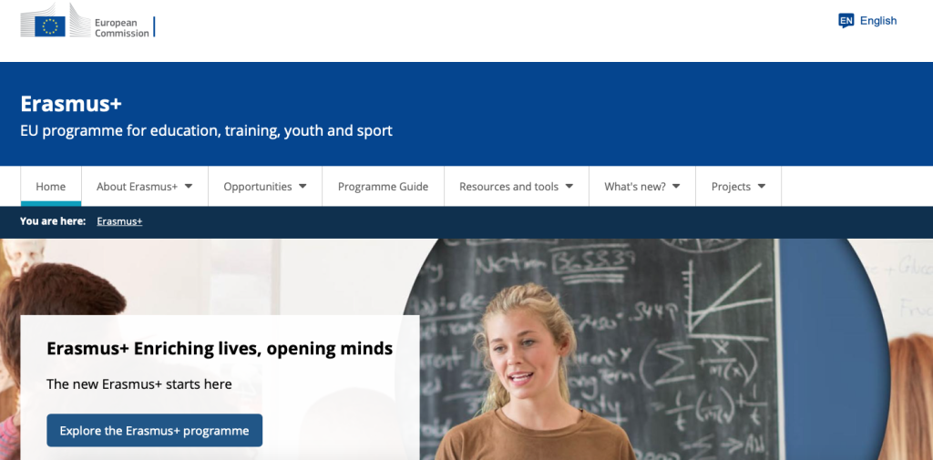 Erasmus web