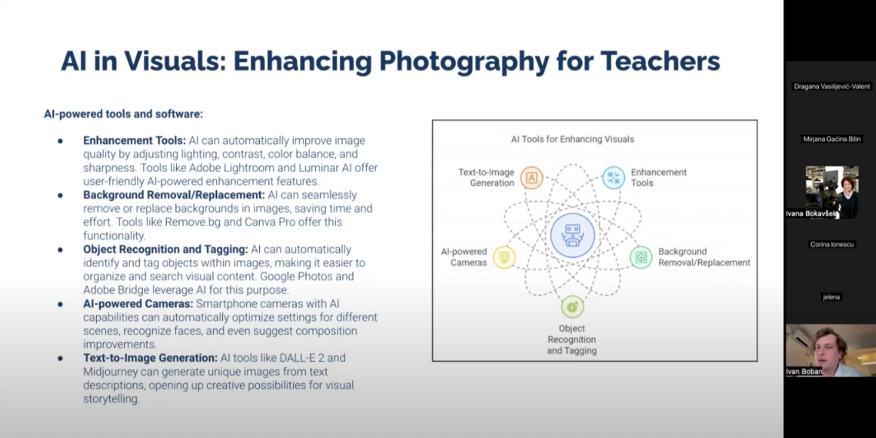 AI in visuals in teaching - Ivan Boban Lina Edu Erasmus+ Courses Croatia