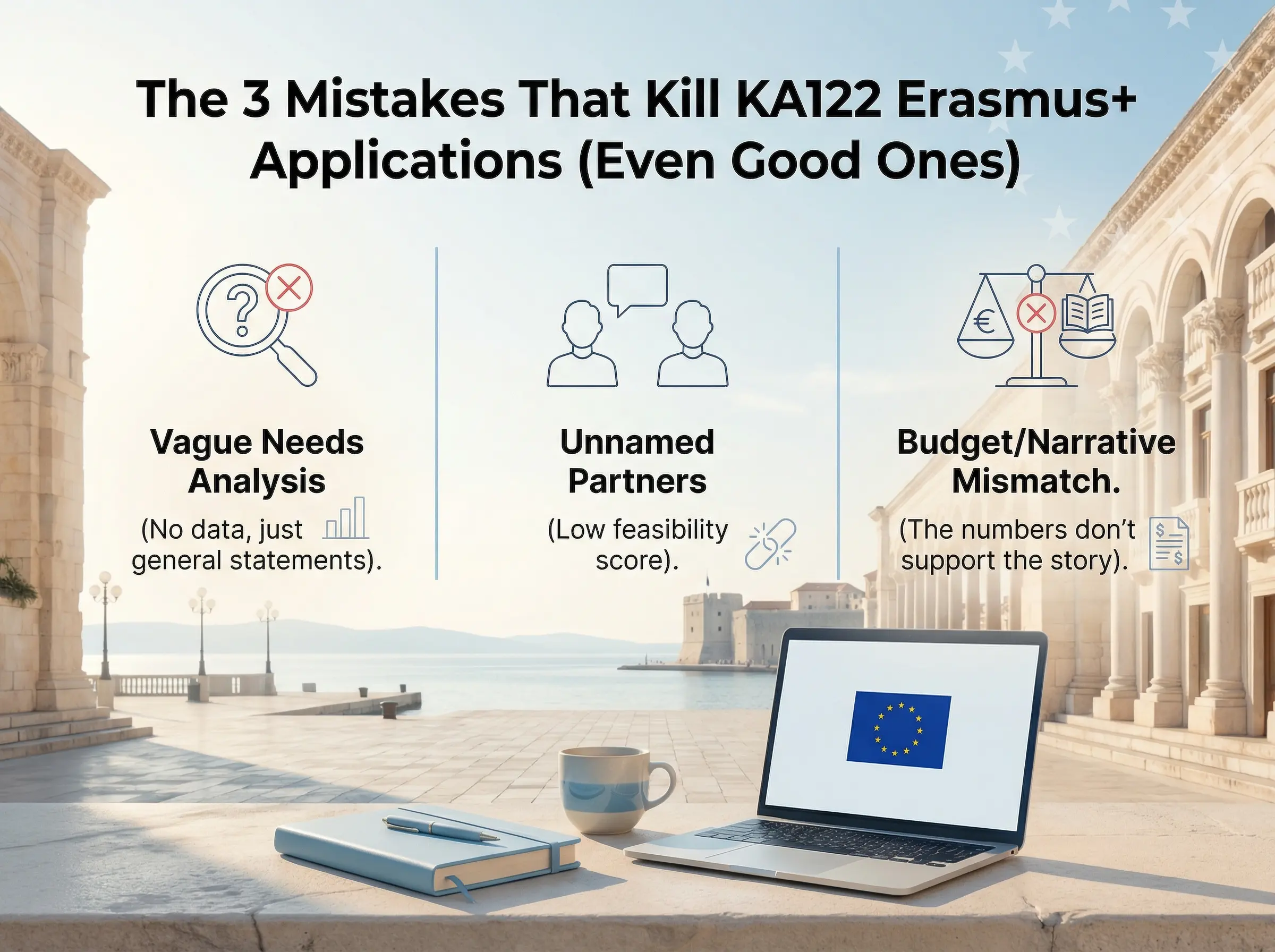 3 Fatal Mistakes That Will Get Your Erasmus+ KA122 Application Rejected