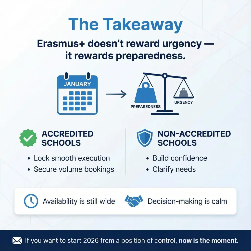 LinaEdu Erasmus+ KA1 Courses Split Croatia - January is When Erasmus+ is MADE