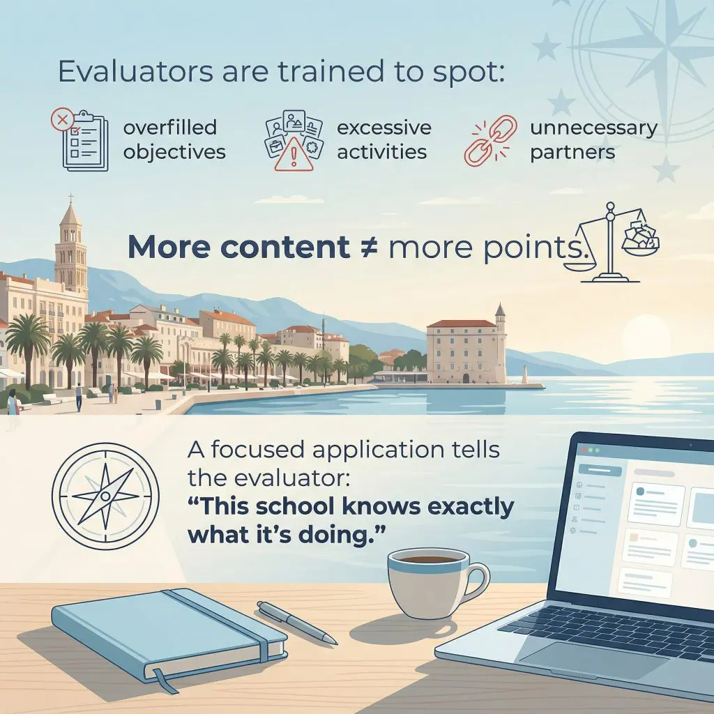 LinaEdu Erasmus+ KA1 Courses Split Croatia - Quality Over Quantity Wins Erasmus Projects